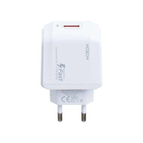 Moxom QC3.0 Super Fast Phone charger- With cable- kh-67y